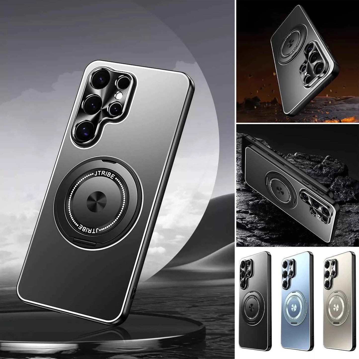 Magnetic Ring Stand Case