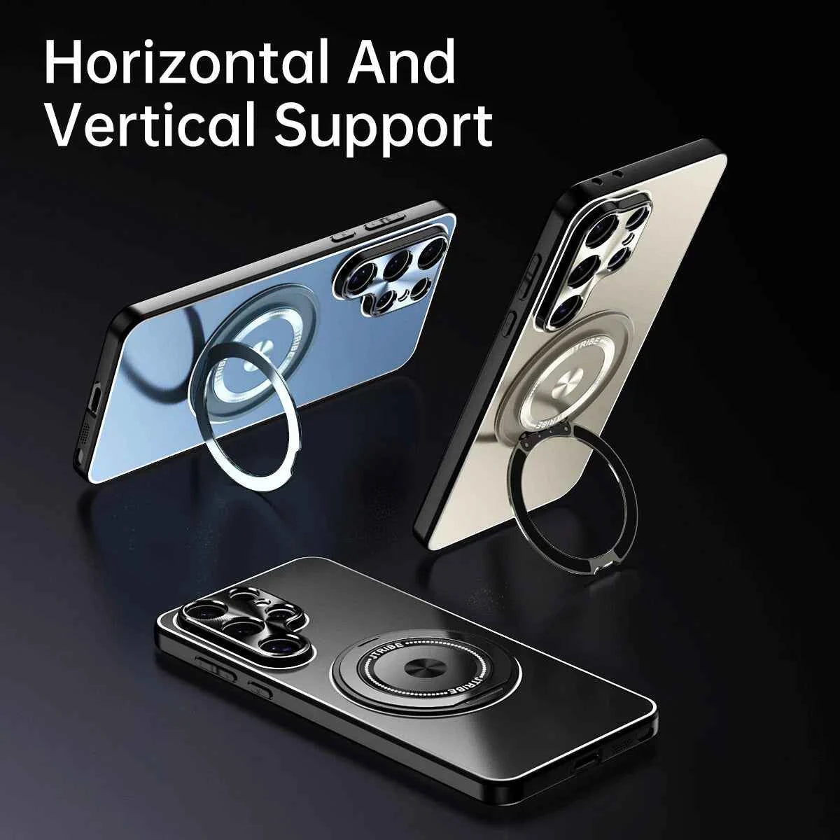 Magnetic Ring Stand Case