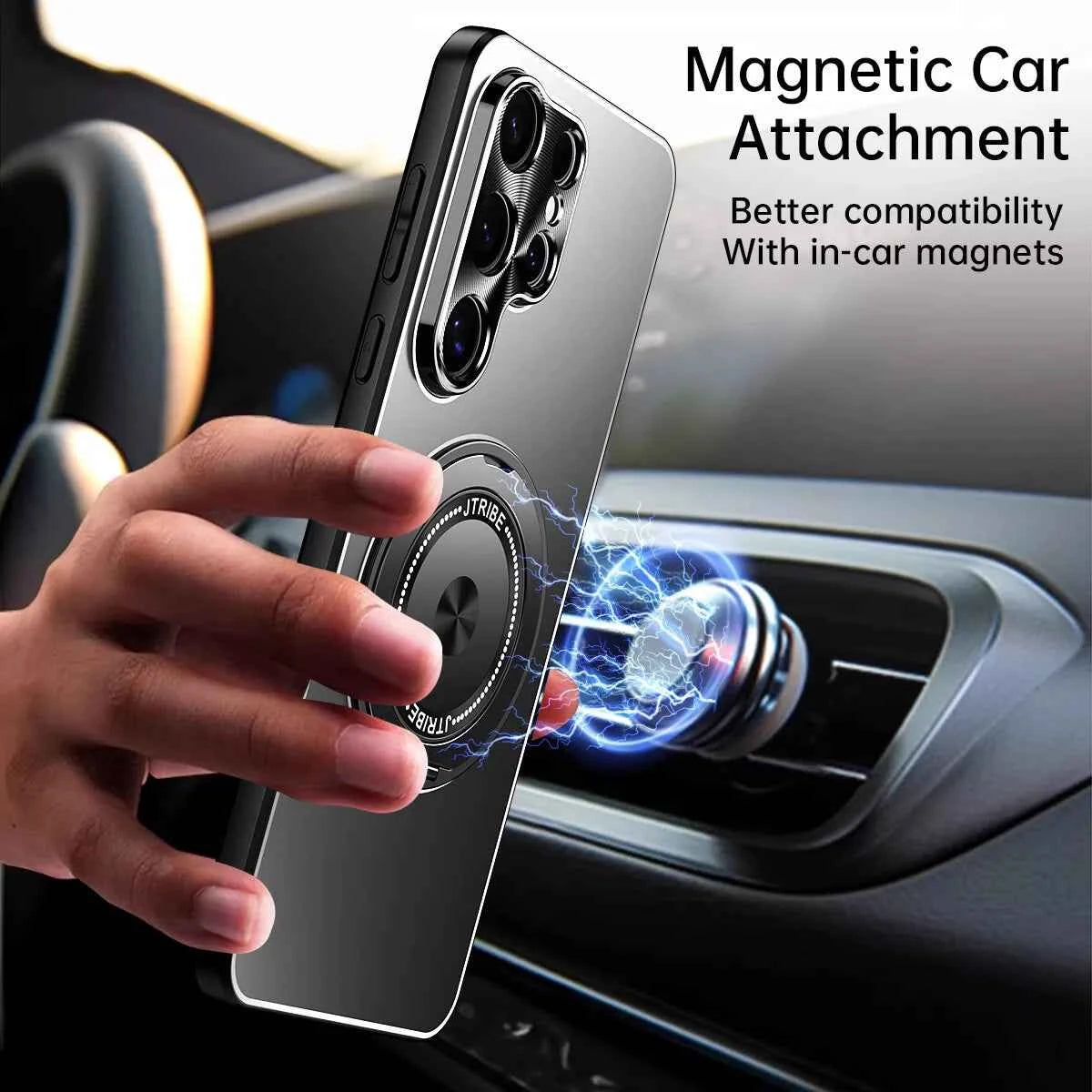 Magnetic Ring Stand Case