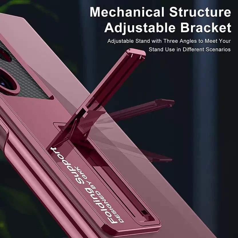 Transparent Kickstand Protective Case - Galaxy