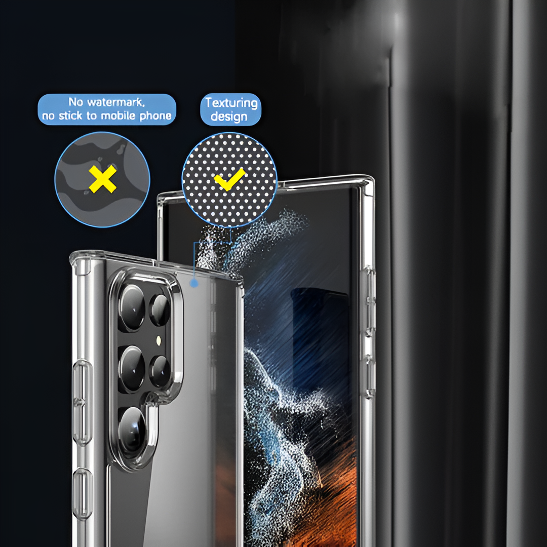 Galaxy S22 Ultra Anti-Burst Transparent Case