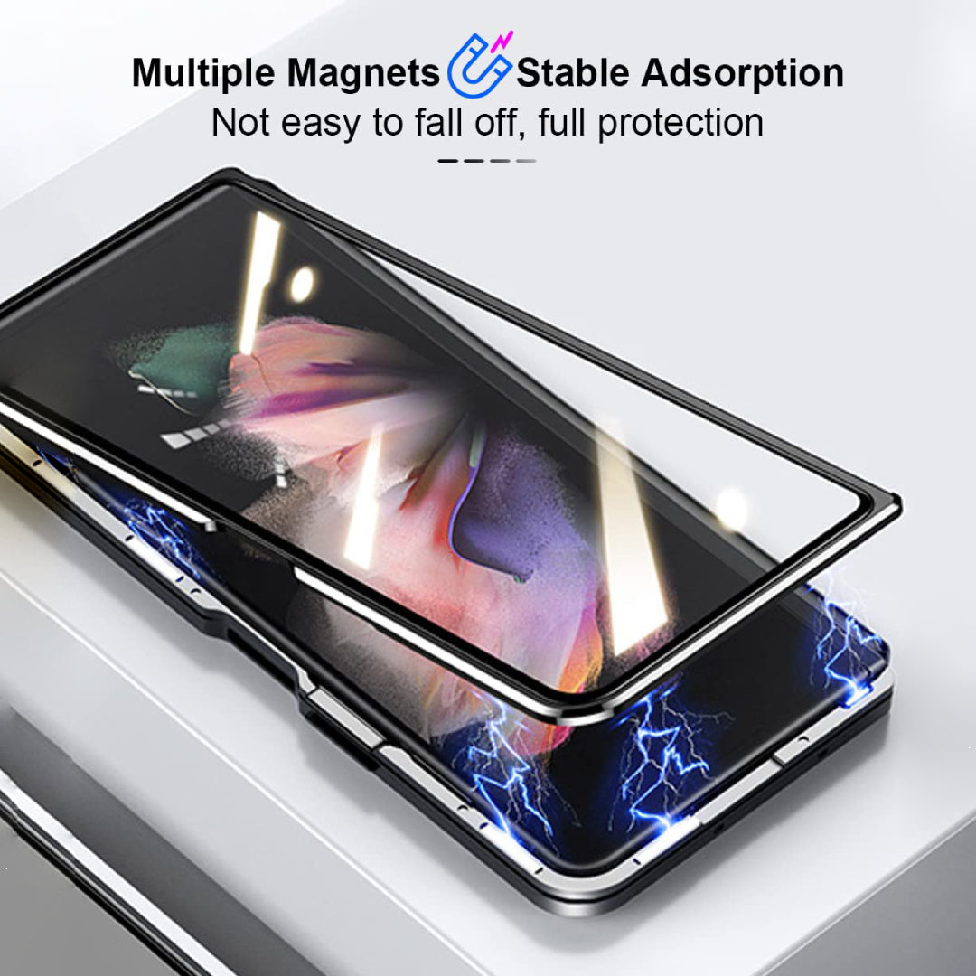Galaxy Z Fold4 - Double Sided Magnetic Metal Frame Case