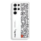 Galaxy S Series - Keith Haring Print Glass Case