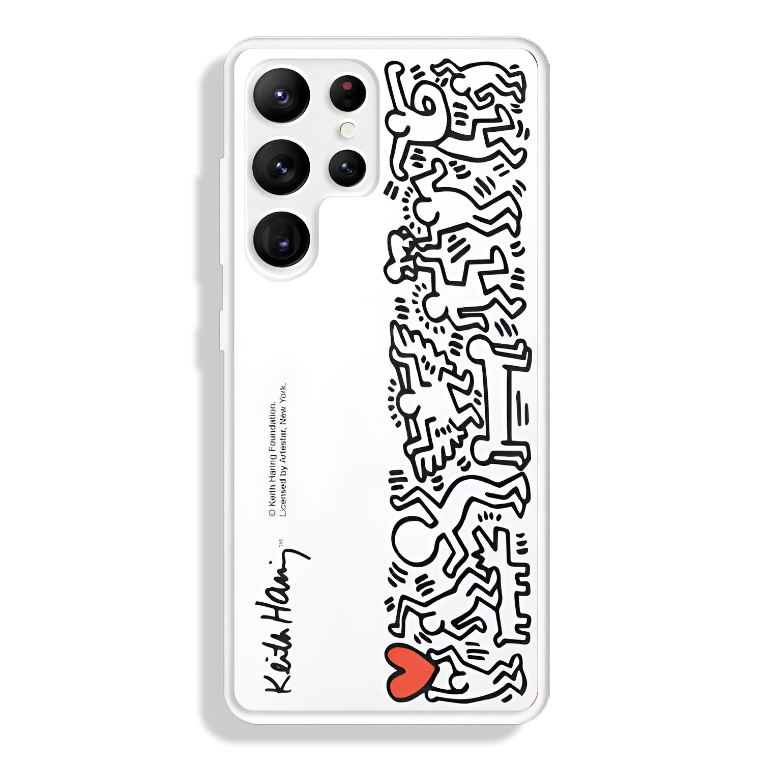 Galaxy S Series - Keith Haring Print Glass Case