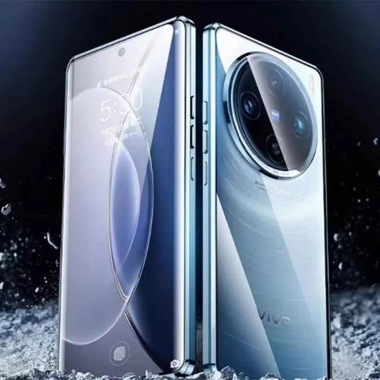 Vivo X100 Double Sided Magnetic Metal Frame Case