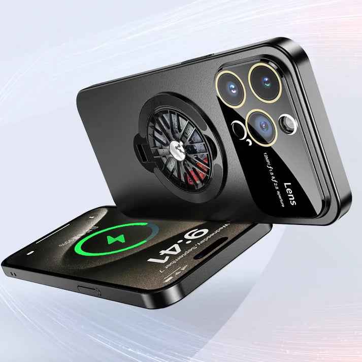 iPhone - Spinning Wheel Hidden Holder Case