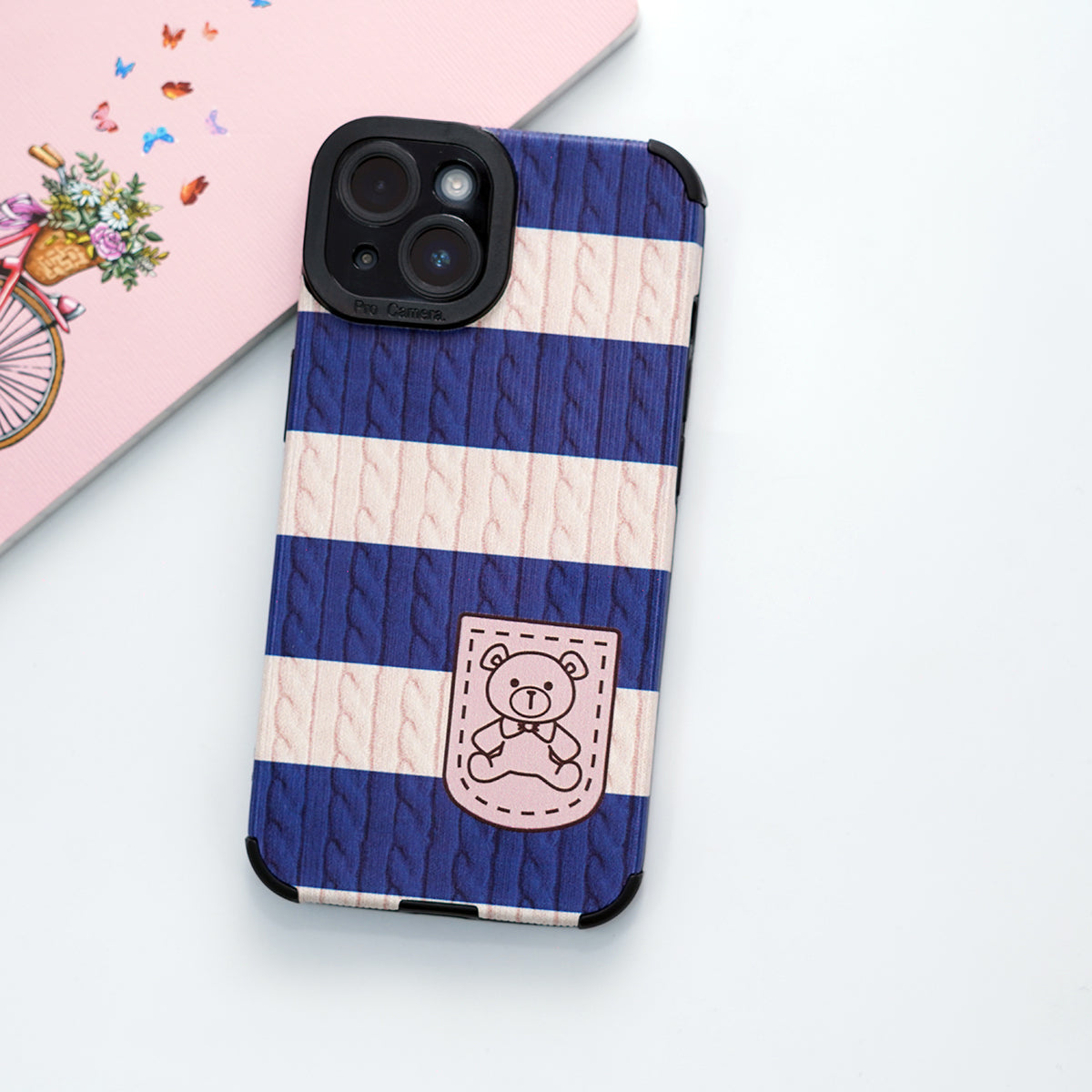 Snuggly Stripe Bear Case