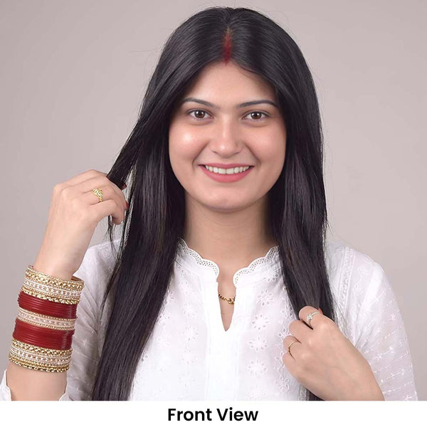 T-Part Lace Hair Topper – Centre Part & Crown 10 Inch, 2.8×3.6 Base