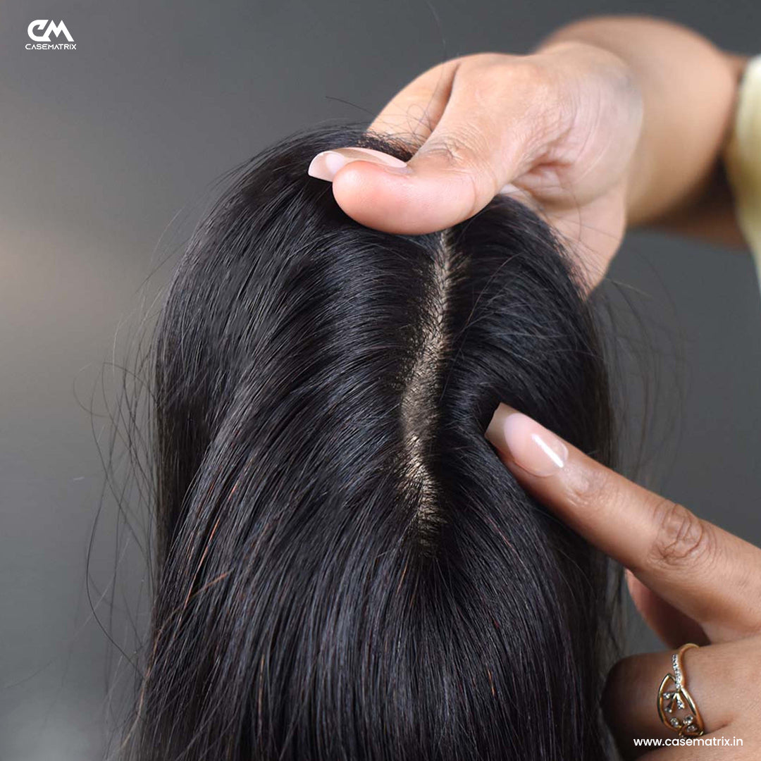 Silk Base Human Hair Topper 2.5*5Inc