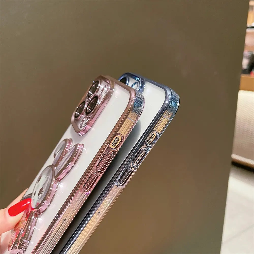 Rabbit Pattern Glitter Case