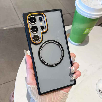 Royal Frame Transparent Case  - Galaxy