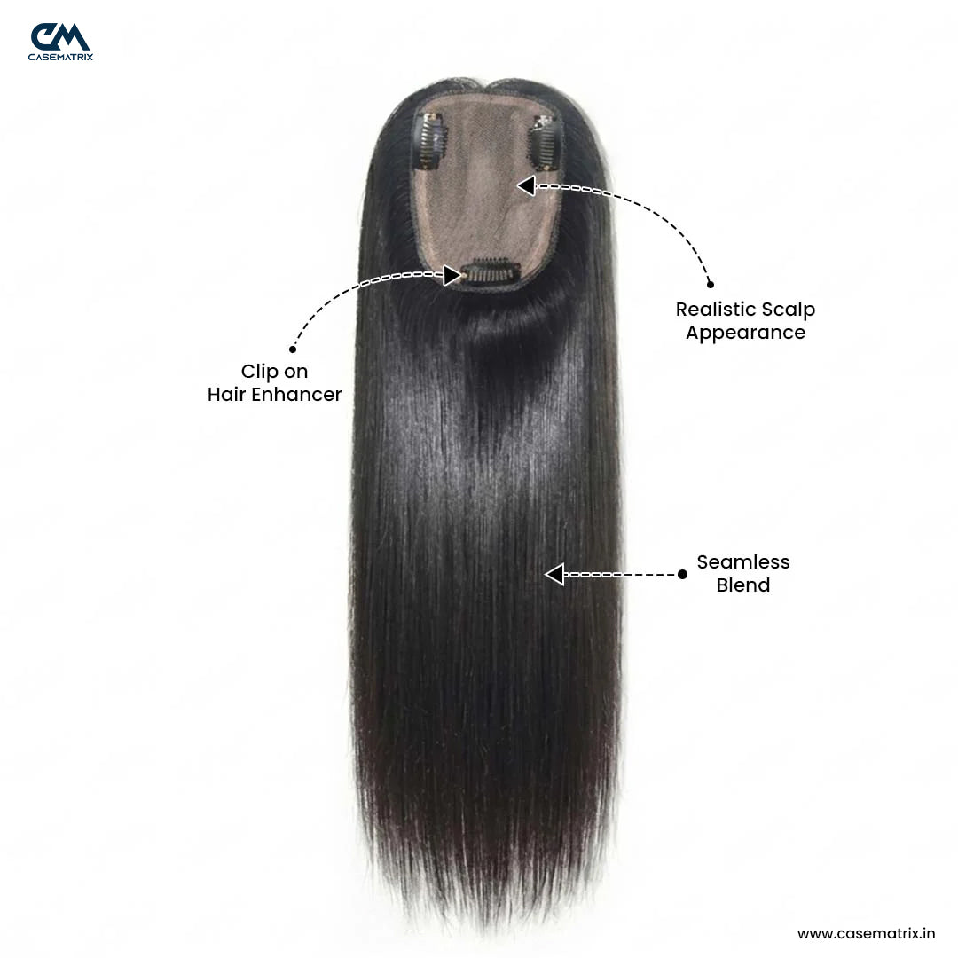 Silk Base Human Hair Topper 3*5Inc