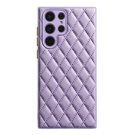 Classic Leather Lattice Pattern Case - Galaxy
