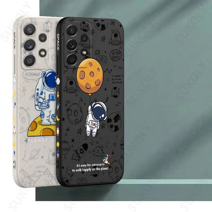 Cosmic Astronaut Silicone Case - Galaxy