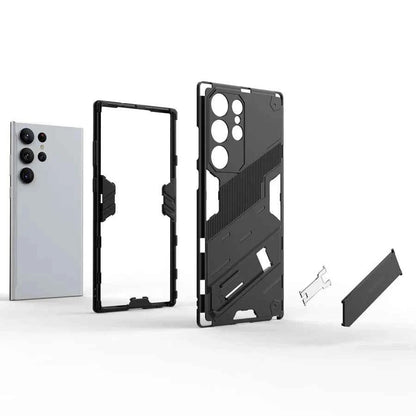 Galaxy S Series - Elegant Hard Armor Invisible Bracket Phone Case