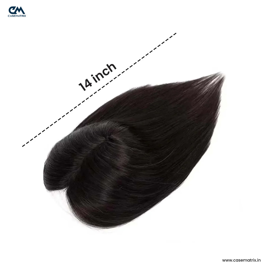 Invisible Human Hair Lace Topper - 14 Inch