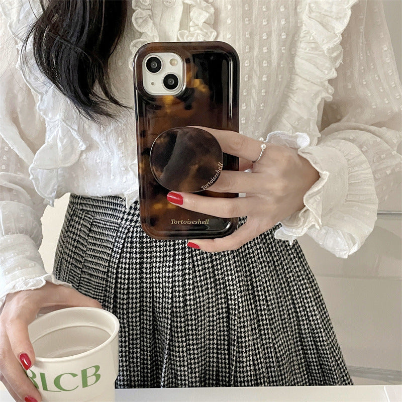 Amber Tortoise Grip Case