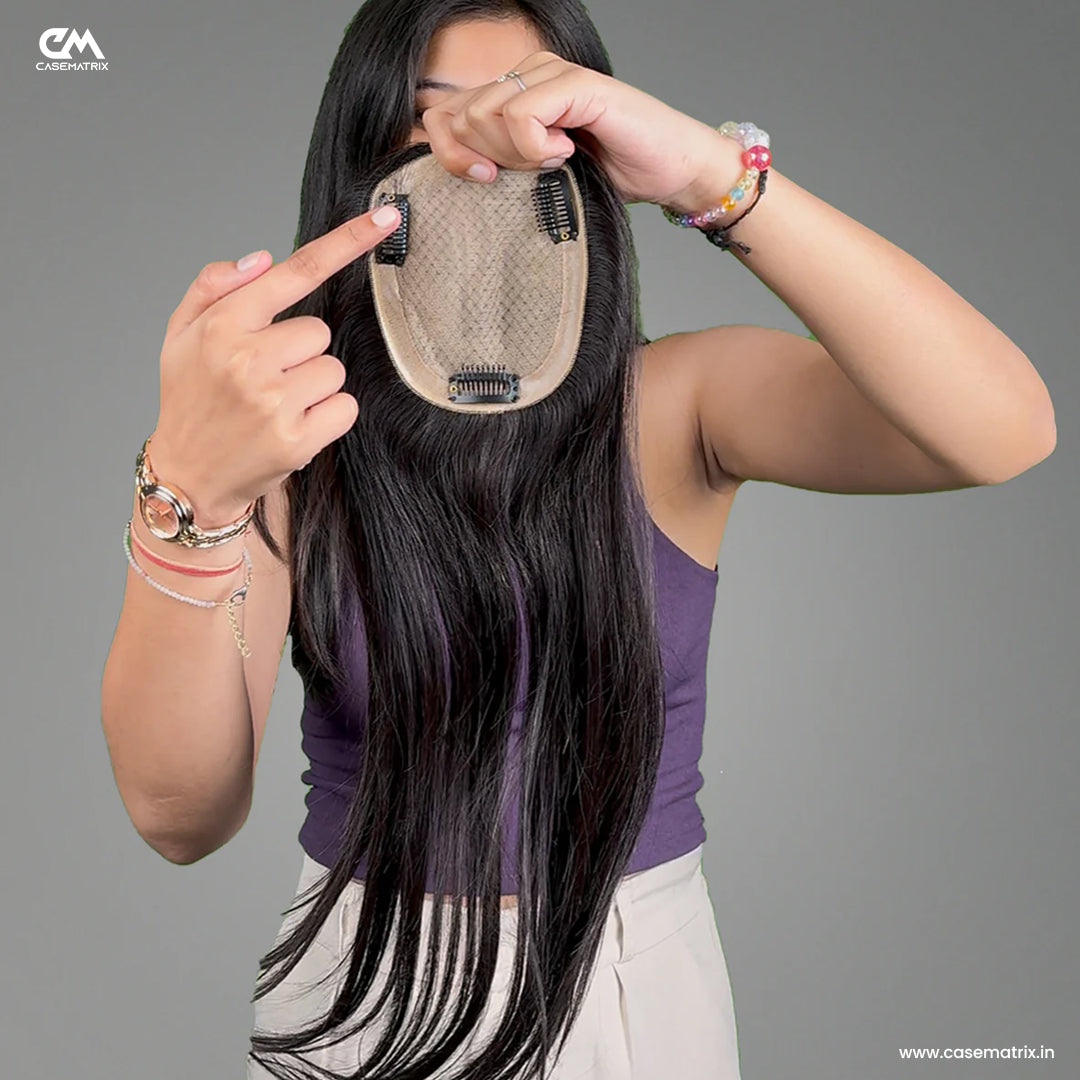 Silk Base Human Hair Topper 4.5*6Inc