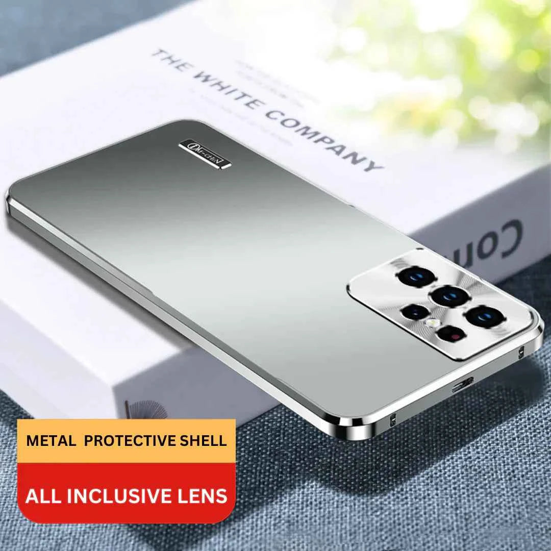 Galaxy - Luxury Metal Straight Edge Case