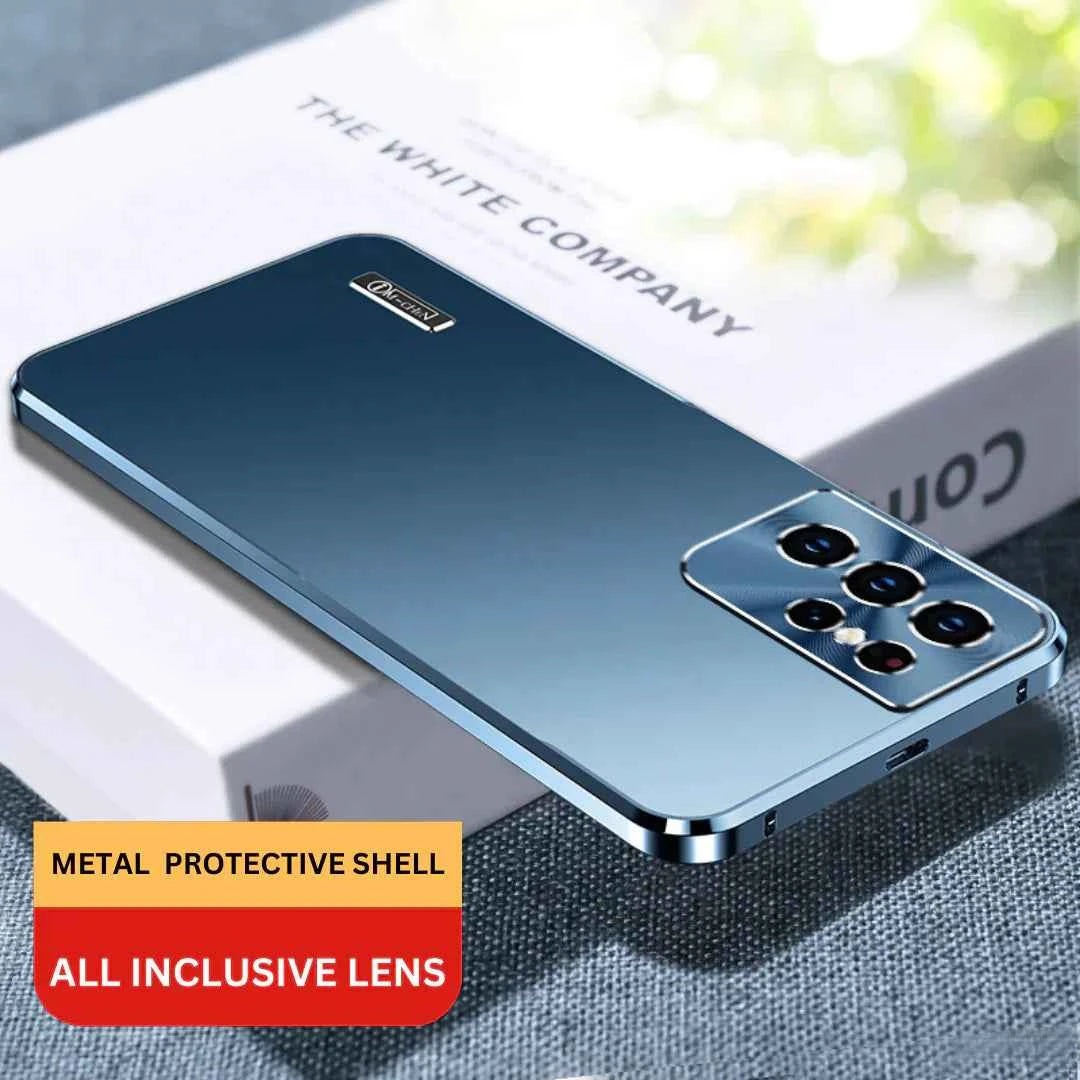 Galaxy - Luxury Metal Straight Edge Case