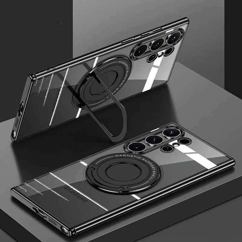 Galaxy S23 Series  - Grip Shield Magnetic Ring Holder Case