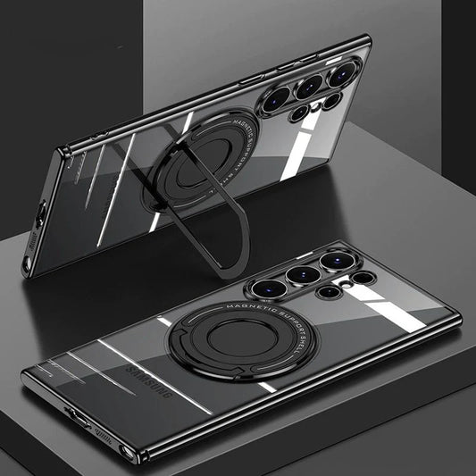 Galaxy S23 Series  - Grip Shield Magnetic Ring Holder Case