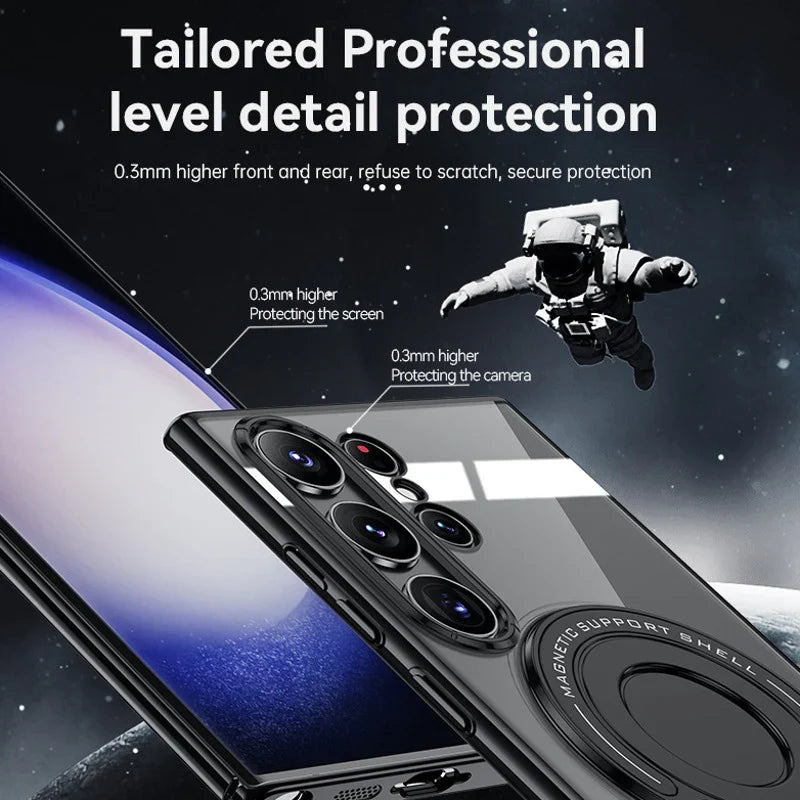 Galaxy S23 Series  - Grip Shield Magnetic Ring Holder Case