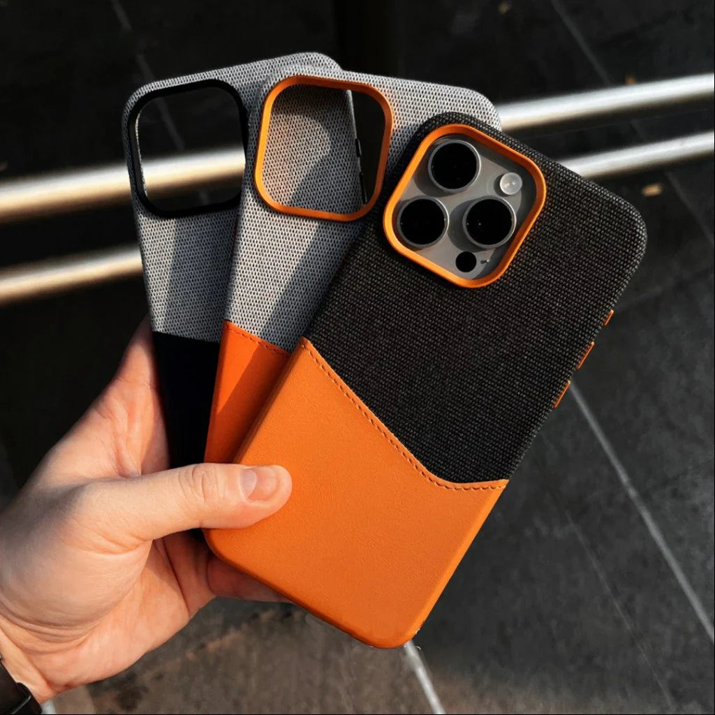 Premium Duplex Jeansy Leather Case - iPhone Series