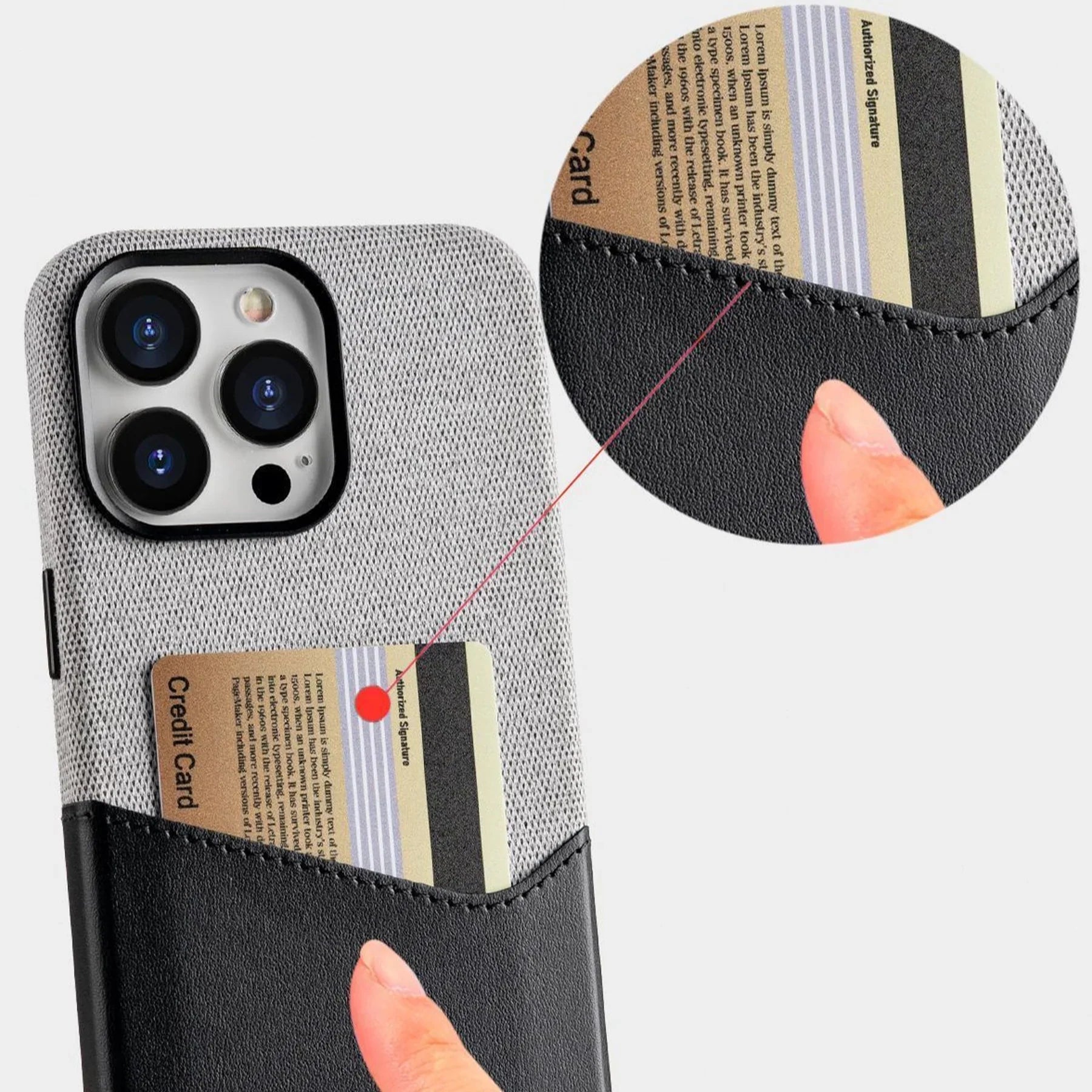 Premium Duplex Jeansy Leather Case - iPhone Series