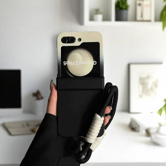 Luxury Gradient Black White Case