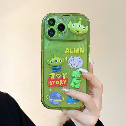 Flip Mirror 3D Cartoon Case
