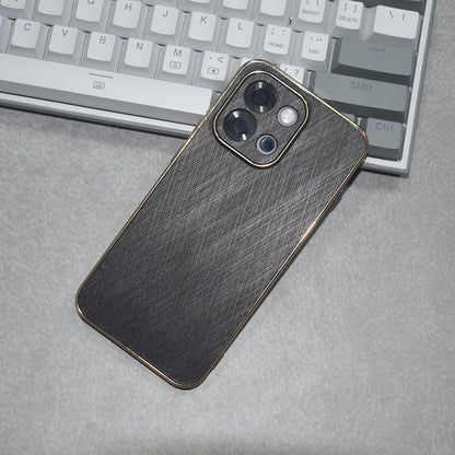 Golden Edge Bamboo Texture Case