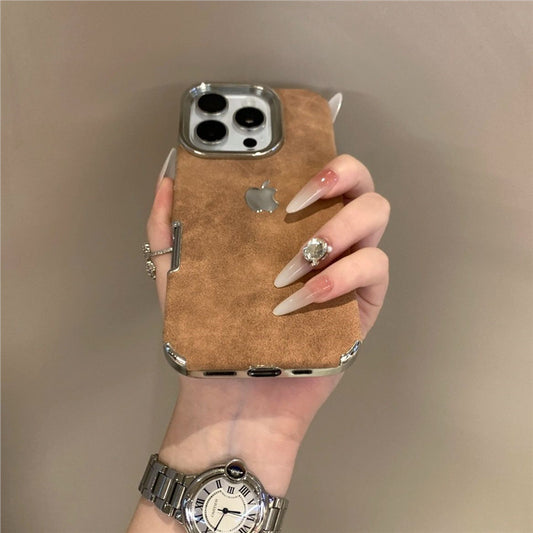 iPhone Series - Velvet Luxe Brown Case