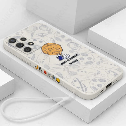 Cosmic Astronaut Silicone Case - Galaxy