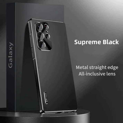 Galaxy - Luxury Metal Straight Edge Case