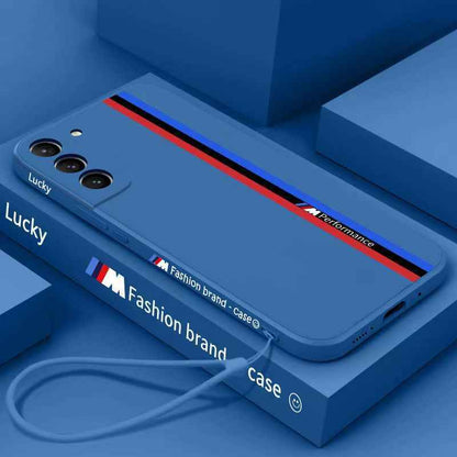 Galaxy Ultra Series - Fashionable Silicone Straight Side Track Case