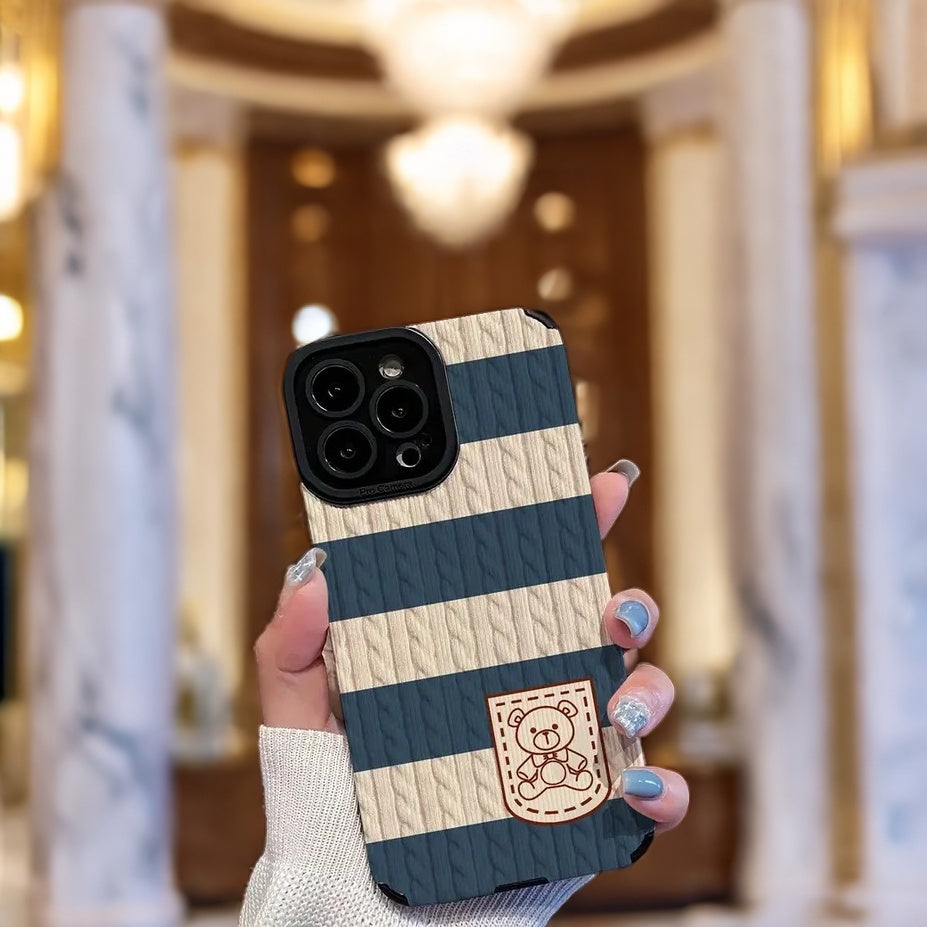 Snuggly Stripe Bear Case