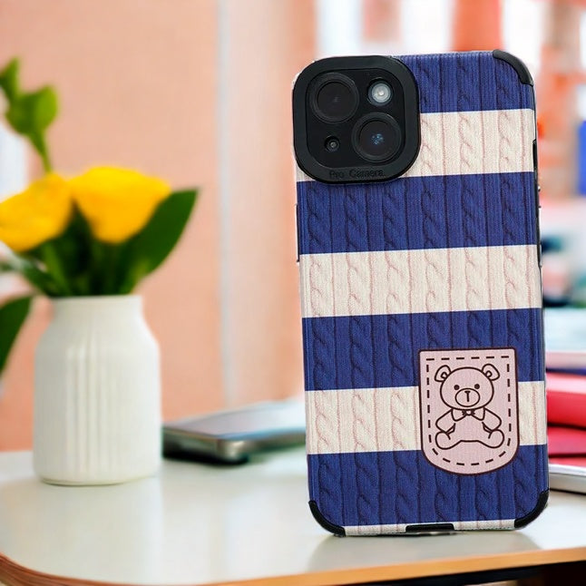 Snuggly Stripe Bear Case
