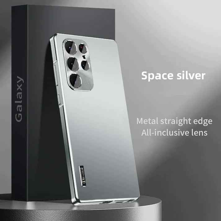 Galaxy - Luxury Metal Straight Edge Case