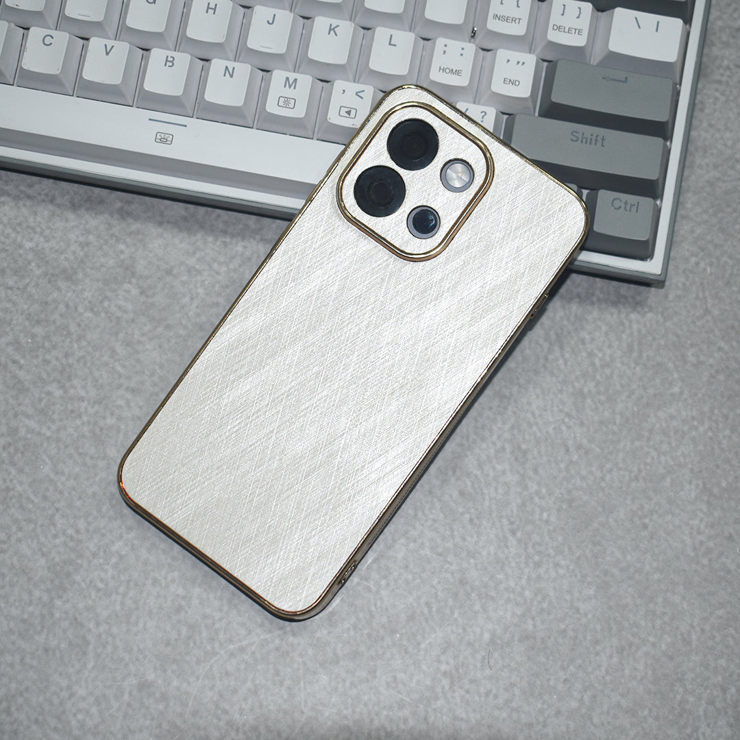 Golden Edge Bamboo Texture Case
