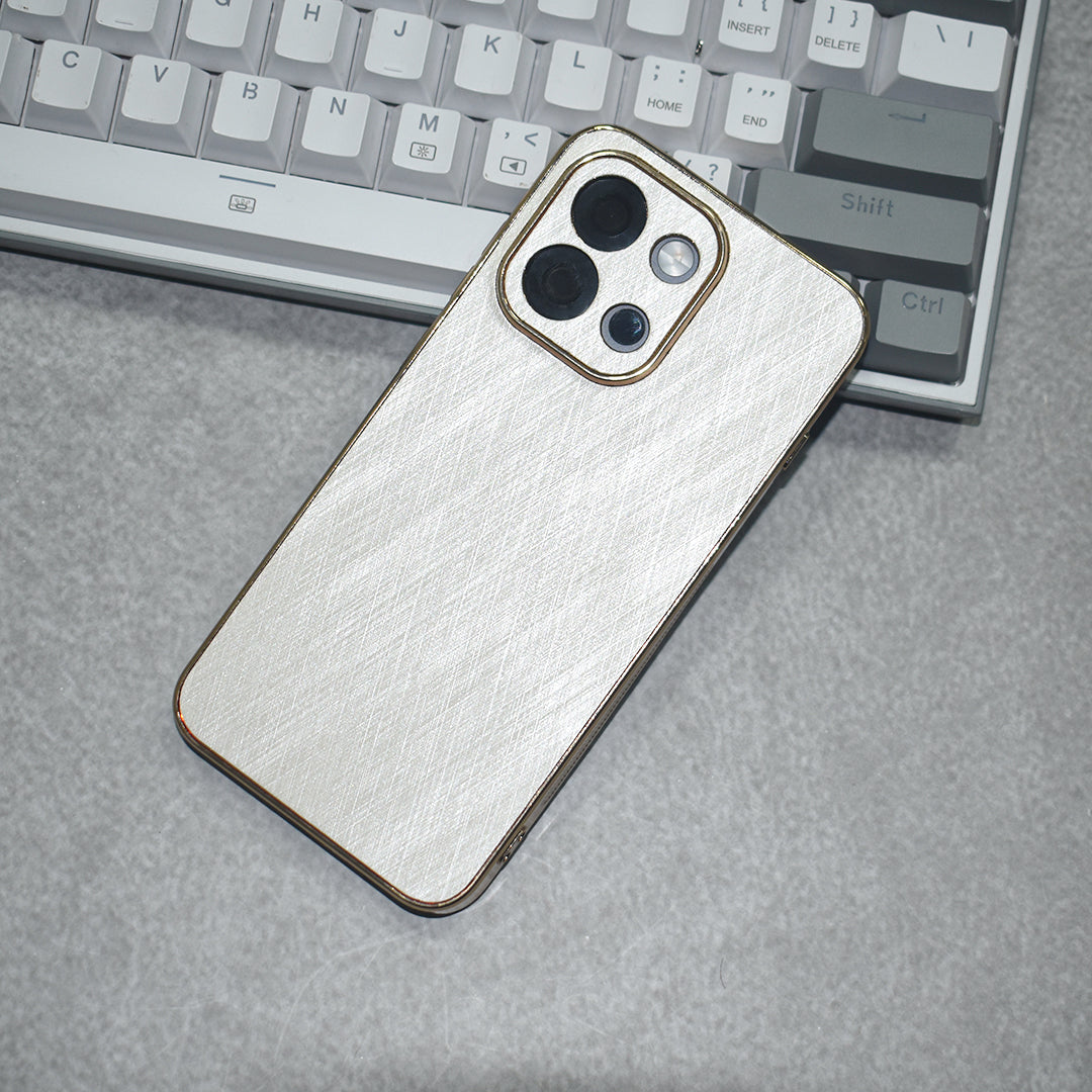 Golden Edge Bamboo Texture Case