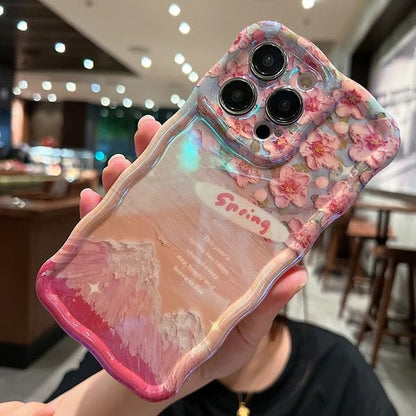 Vintage Floral Charm Case - iPhone