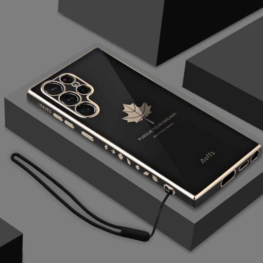 Galaxy S Series - Electroplated Maple Leaf Case