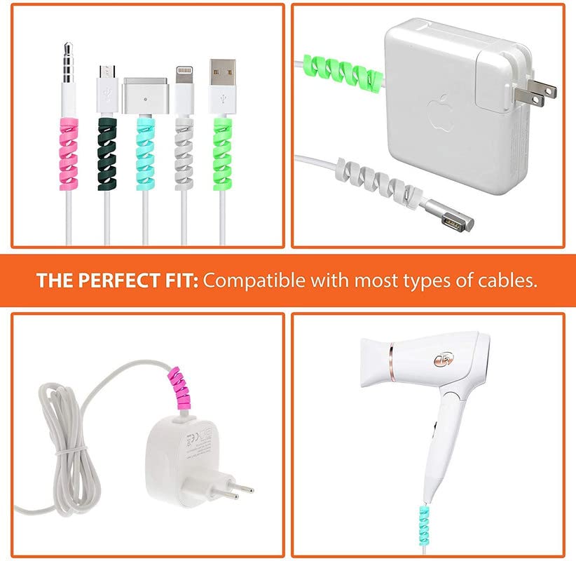 Cable Protector Spiral Wrap Set