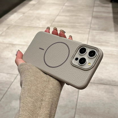 iPhone - SkinMag Leather Case