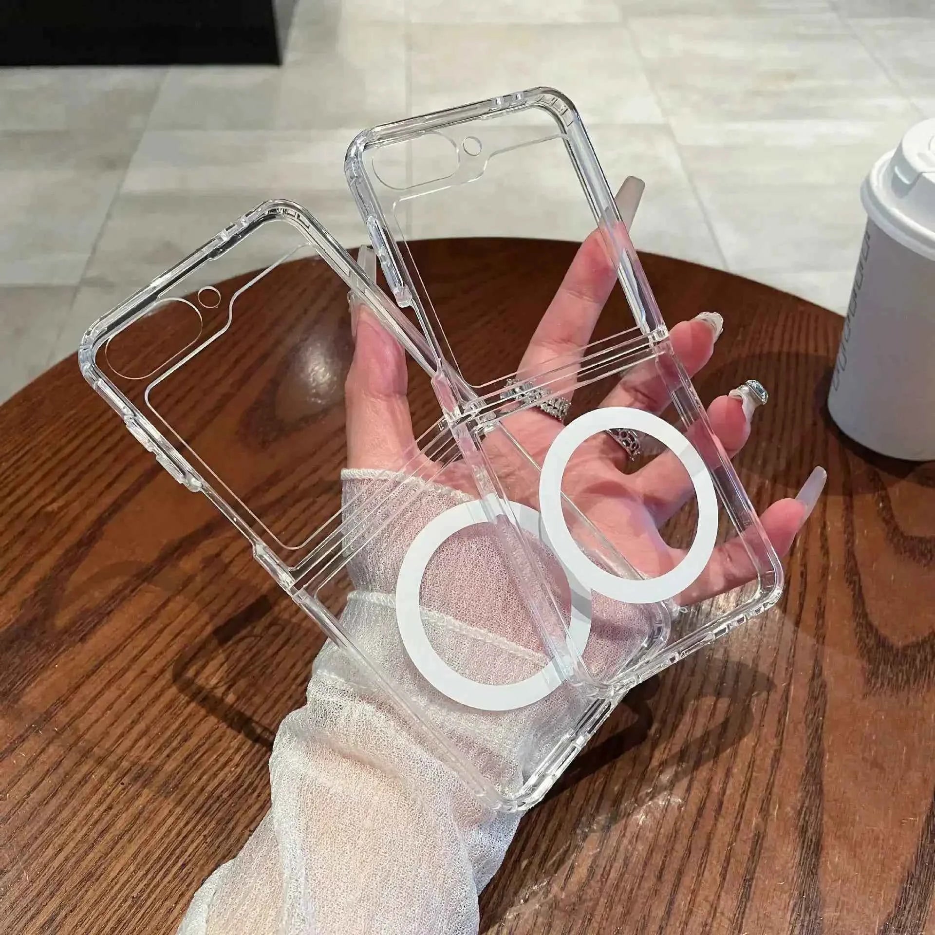 Galaxy Z Flip6 - HD Transparent Magsafe Phone Case