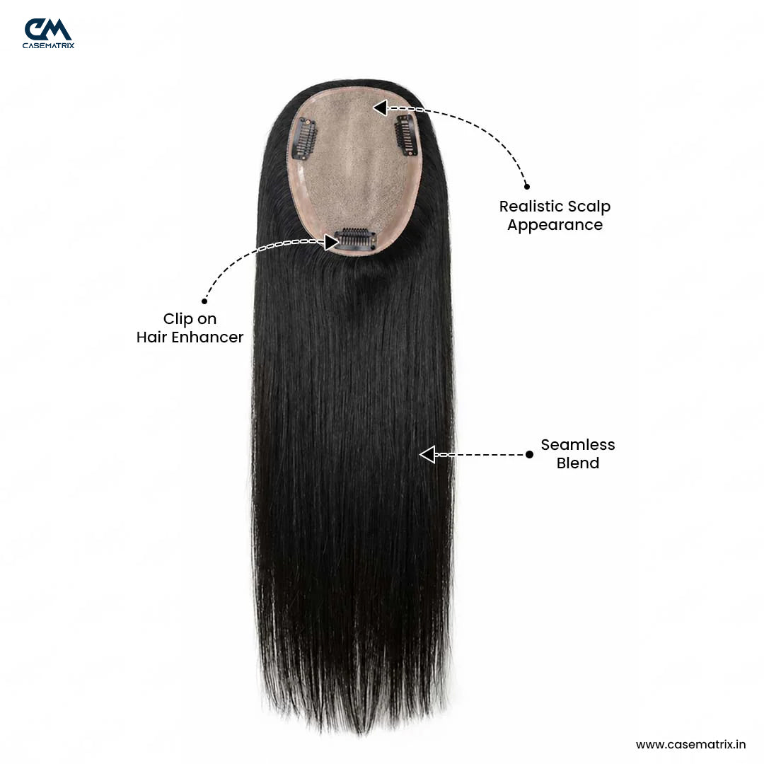 Silk Base Human Hair Topper 4.5*6Inc