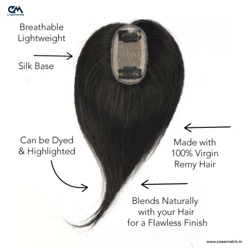 Mini Silk Base Hair Topper 1.5*3Inc