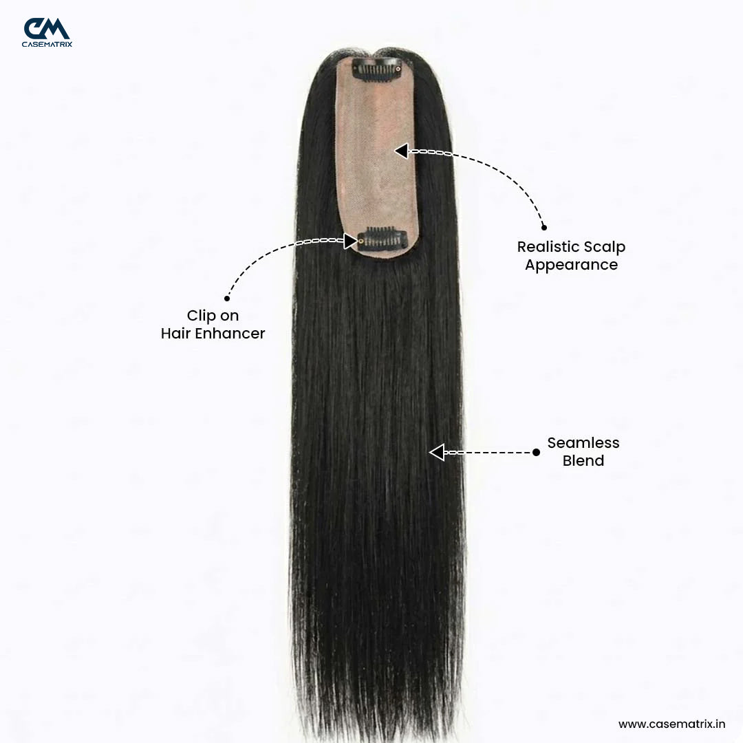 Silk Base Human Hair Topper 1.5*5Inc