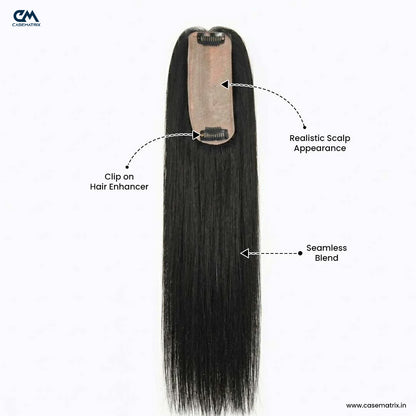 Silk Base Human Hair Topper 1.5*5Inc